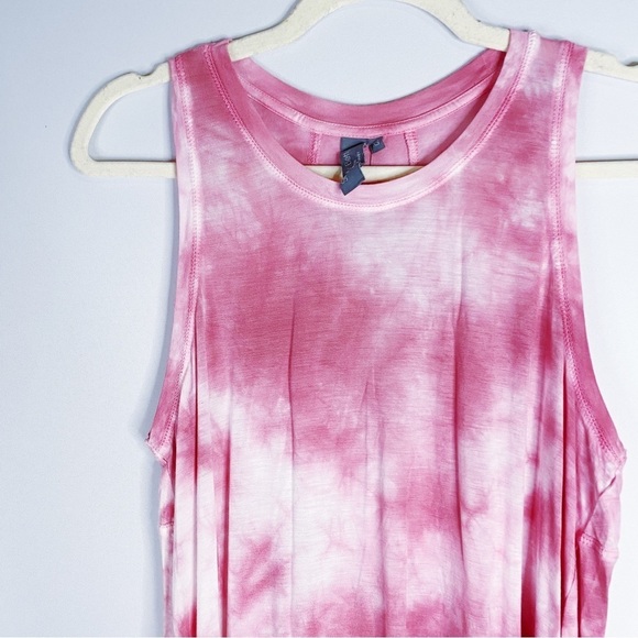 Sweaty Betty - Pink and White Tie Dye Tank - Picture 3 of 4